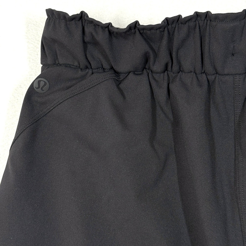 Lululemon Pants Womens 6 Stretch High Rise Jogger Athleisure Gym Yoga Black - Picture 7 of 12